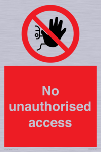 No unauthorised access